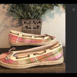 Sperry Plaid Espardrilles